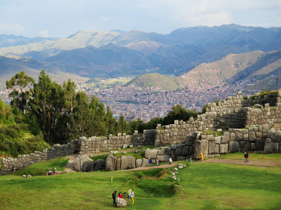 萨克塞华曼，印加遗址位于秘鲁安第斯山脉