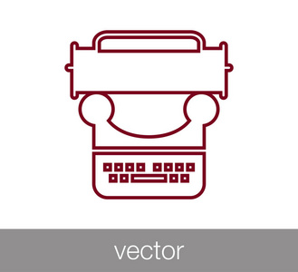 打字机简单图标