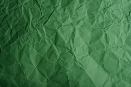 弄皱的绿色纸