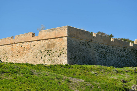 在 Rethymnon 堡垒的视图