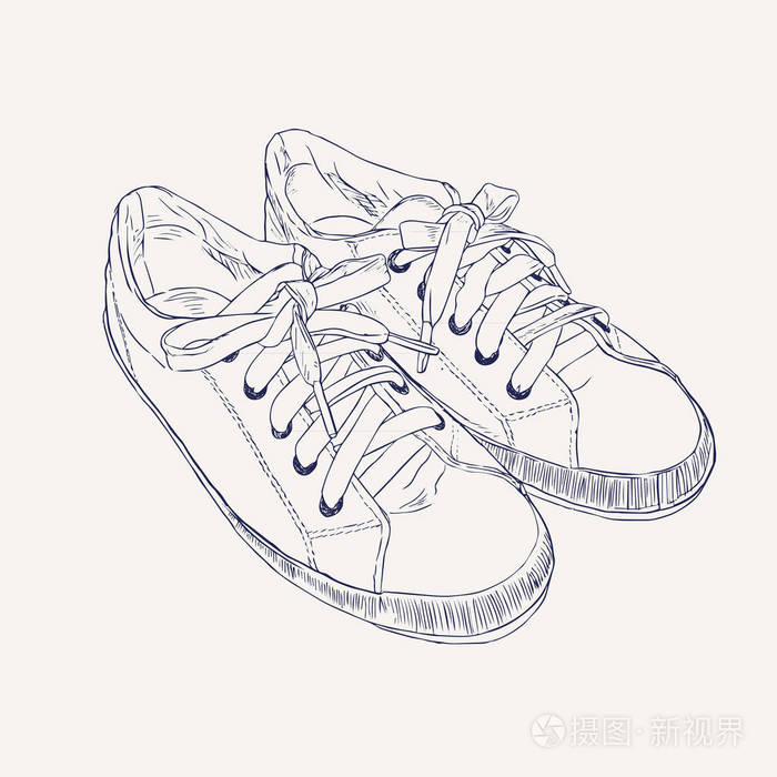 矢量手绘制的插图.素描样式