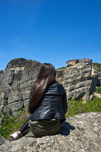 米特奥拉，希腊米特奥拉岩石景观