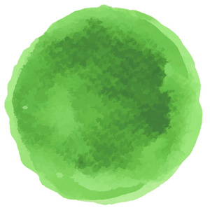 抽象水彩绿色手绘点