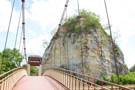 考恩岩公园著名风景名胜点泰国 Ratchaburi