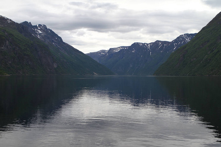 挪威斯堪的纳维亚北欧自然景观