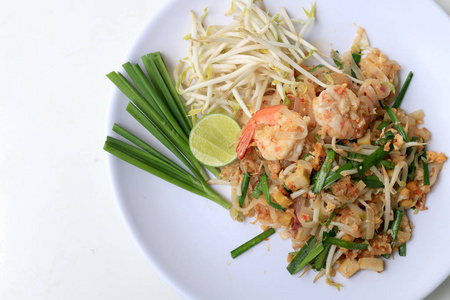 s national main dish. the popular food in Thailand. Thai Fried N