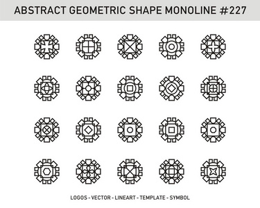抽象几何装饰元素符号图标矢量
