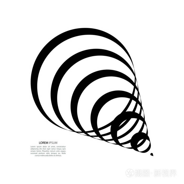 漩涡, 黑洞, 径向线与旋转失真.抽象的螺旋,涡形状元素