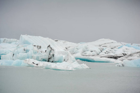冰岛冰川融化，全球变暖