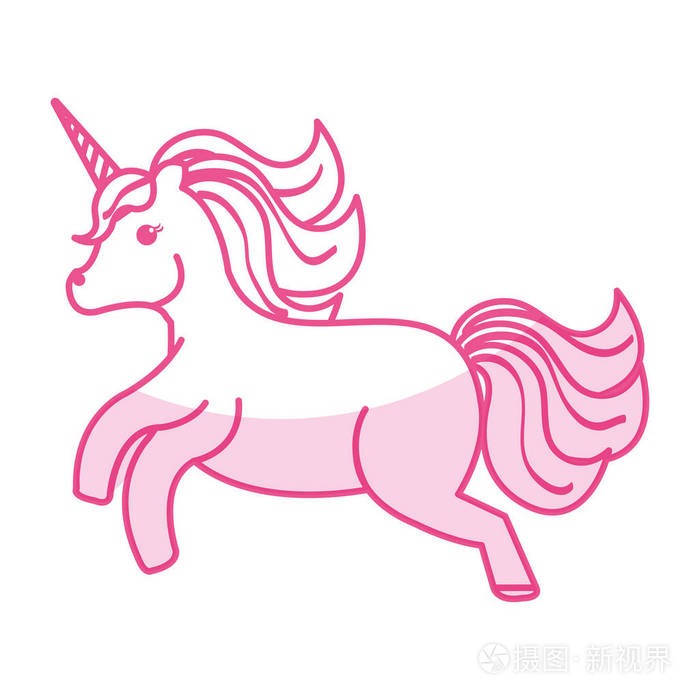 独角兽动物的角