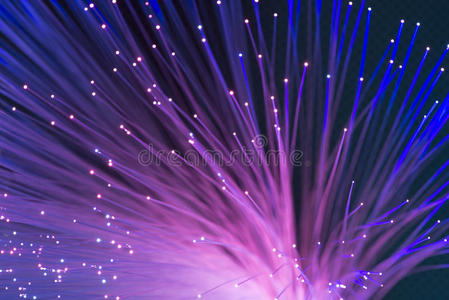 光纤网络电缆插画