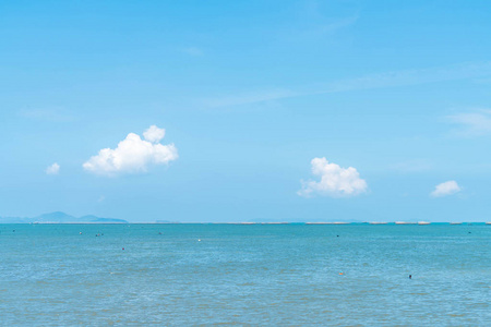 在北芭堤雅，泰国海滩