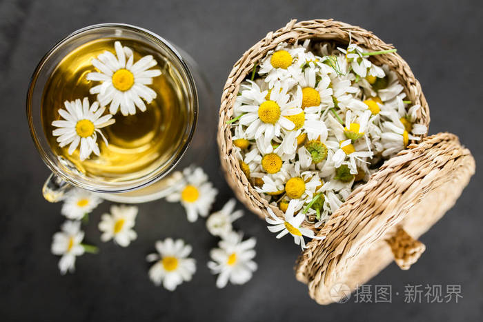 杯洋甘菊茶