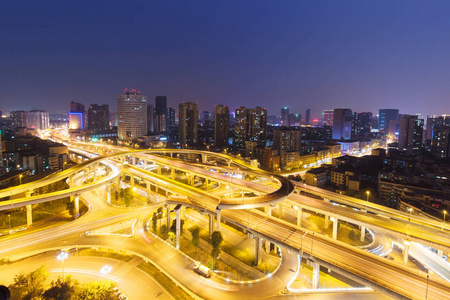 中国四川省成都市夜景