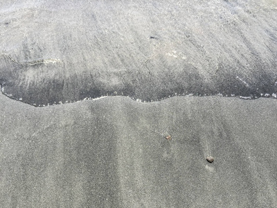 夏天沙滩上的海浪