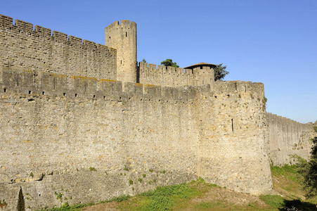 卡尔卡松要塞的城市图片