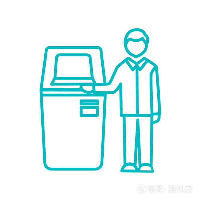 自助服务终端图标