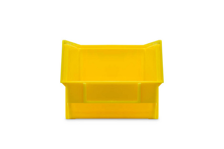 黄色的塑料零件盒
