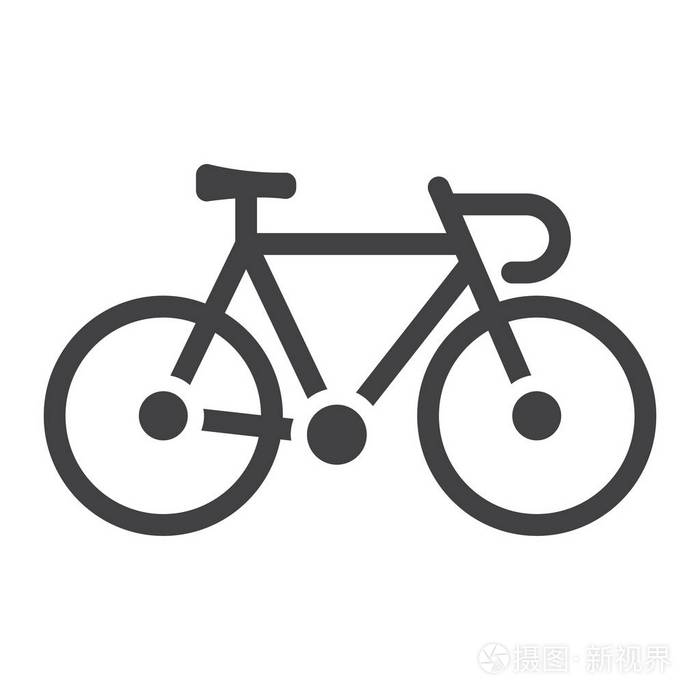 自行车标志符号图标, 运输和交通工具, 自行车
