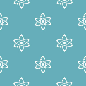 原子模式无缝蓝色