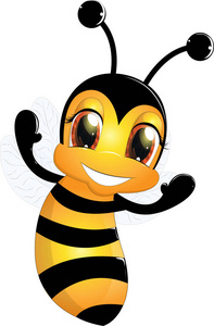美丽可爱的蜜蜂