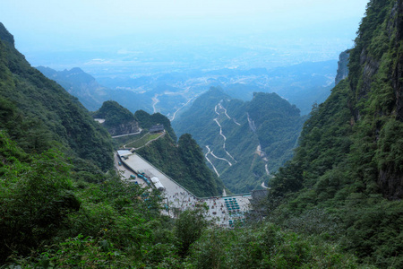 张家界美丽的山景