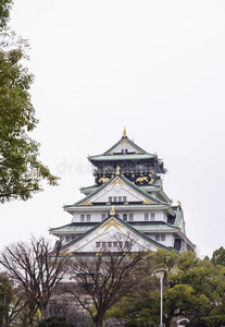 大阪城堡，日本大阪的世界遗产