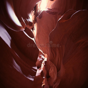 美国亚利桑那州佩奇的上羚羊峡谷