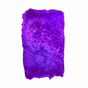 紫色的水彩污渍