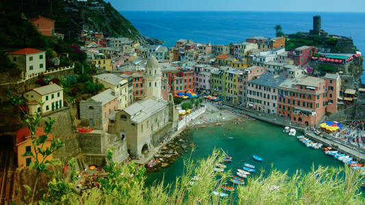 五渔村，意大利 Vernazza 镇