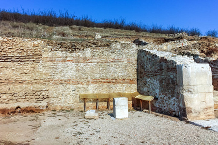 赫拉克利亚 Sintica保加利亚马其顿菲利普二世建造的古城遗址