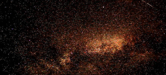 美丽而深邃的星空照片，用于微型St。