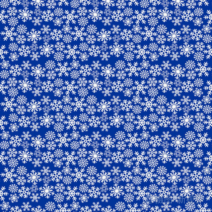 矢量无缝简单雪纹
