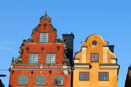 Stortorget 广场的建筑, 斯德哥尔摩, 瑞典