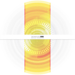 技术矢量圆抽象背景
