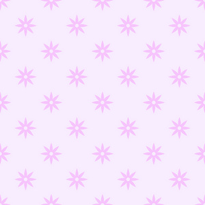 粉红色的背景, 粉红色的花朵无缝模式。矢量
