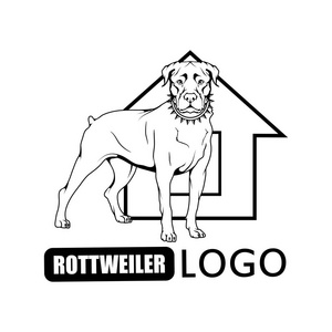 罗威纳狗标志