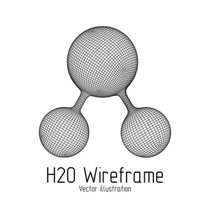 线框网 H2o 分子