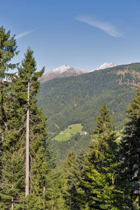 高山风景在西部克恩顿, 奥地利