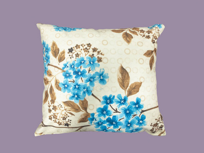 植物花纹装饰枕图片