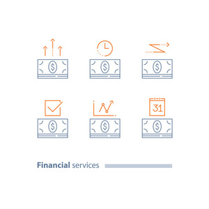 行服务, 财务项目集, 收入增长, 利率, 汽车支付,