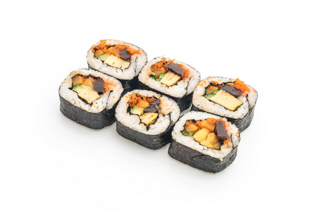 寿司卷日本的食物风格