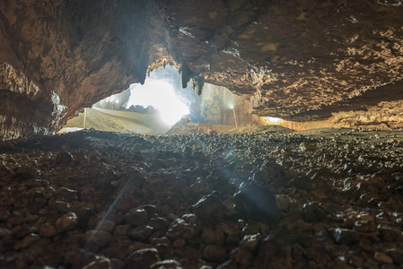 Silifke 地区的天堂峡谷洞穴内部。梅尔辛土耳其