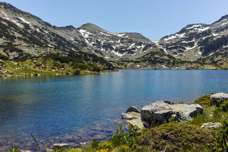 Popovo 湖, Pirin 山的惊人的夏天风景