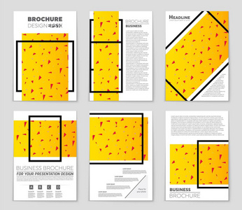 抽象矢量布局背景集。艺术模板设计 列表 头版 样机宣传册主题样式 横幅 想法 封面 小册子 打印 传单，书，空