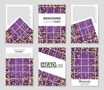抽象矢量布局背景集。为艺术模板设计, 列表, 头版, 样机小册子主题风格, 横幅, 想法, 封面, 小册子, 印刷品, 传单, 