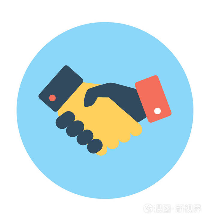 业务合作伙伴矢量图标