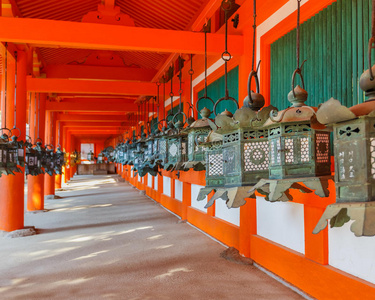 奈良大沙寺的楼梯