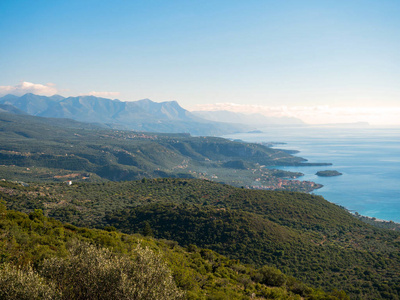 拉科尼亚Peloponnesegreece Mani地区景观