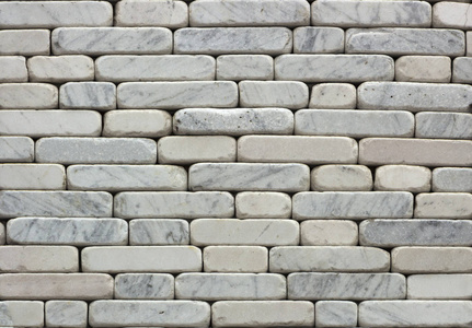 大理石纹理装饰砖, 墙砖由天然石材制成。建筑材料
